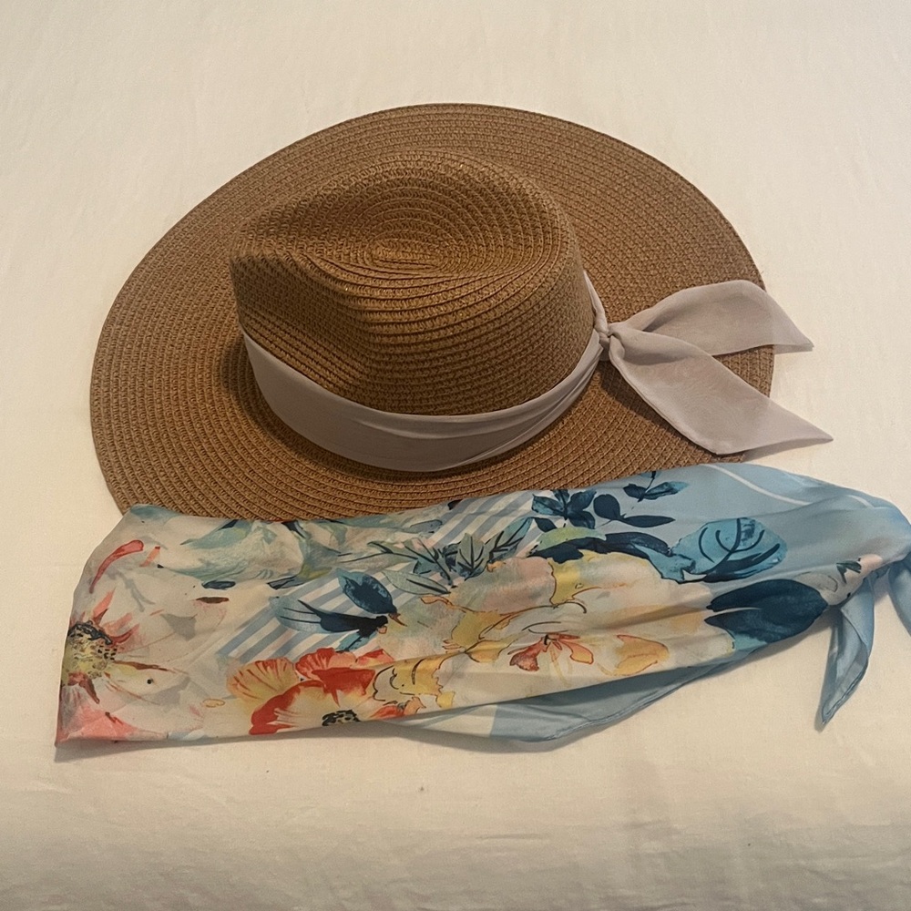 Vince Camuto Tan Woven Hat - Picture 5 of 6